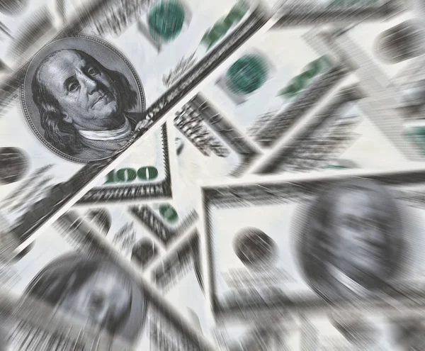 100 dollars banknotes background — Stock Photo, Image