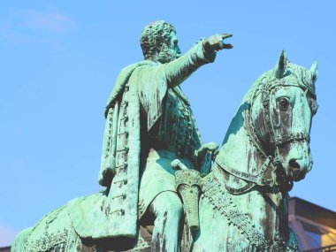 anıt duke mihailo Obrenoviç Belgrad Sırbistan