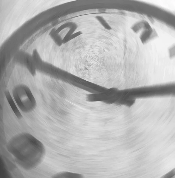 Reloj Vintage borroso - imagen conceptual del tiempo corriendo o pasando — Foto de Stock