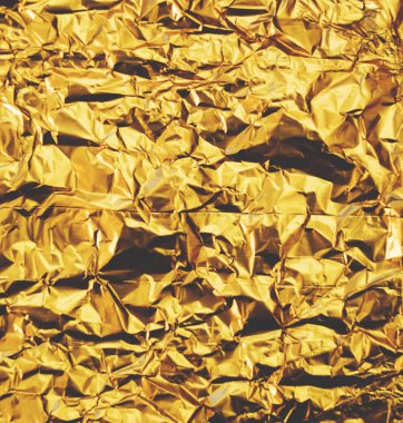 Kırışık altın folyo arka plan