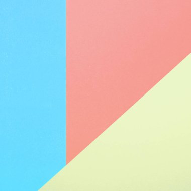 Pastel renkler arka planda - Minimal tasarım Üstten Görünüm