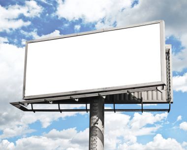 Gökyüzündeki büyük billboard