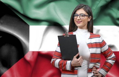 İşkadını Kuveyt kavramsal fotoğraf