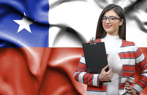 Bizneswoman Chile Pojęciowy Zdjęcia — Zdjęcie stockowe