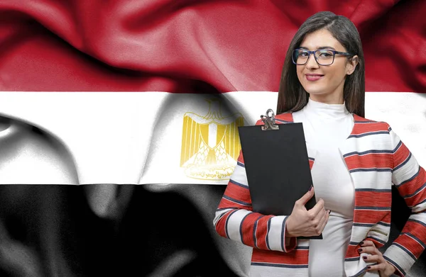Bizneswoman Egiptu Pojęciowy Zdjęcia — Zdjęcie stockowe