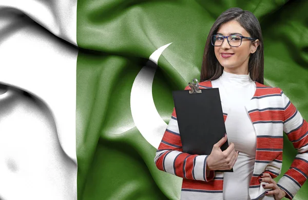 Üzletasszony Pakisztán Fogalmi Fotó — Stock Fotó