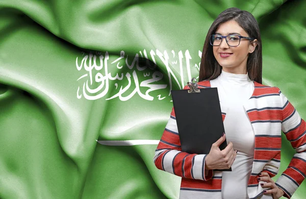 Бізнес Леді Країні Саудівська Аравія — стокове фото
