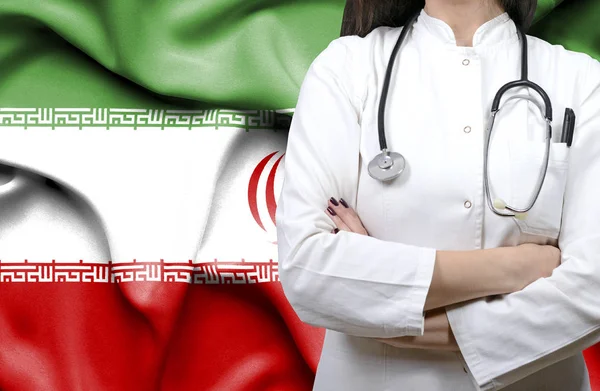 イランの国民医療制度の概念図 — ストック写真