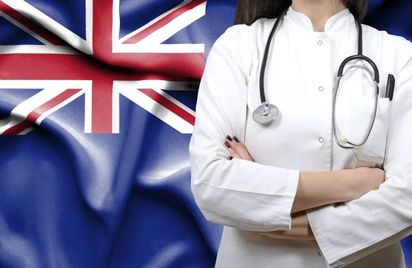 ニュージーランドの国民医療制度の概念図 — ストック写真