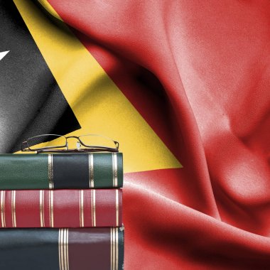 Eğitim kavramı - kitap ve Okuma gözlükleri N karşı yığını