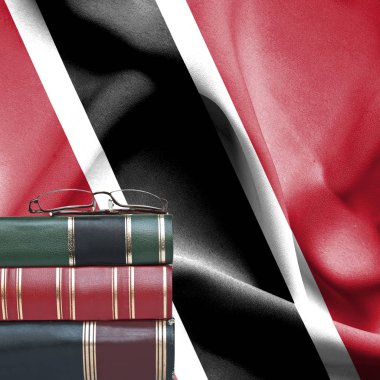 Eğitim kavramı - kitap ve Okuma gözlükleri N karşı yığını