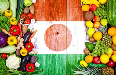 Nijer 'den taze meyve ve sebze