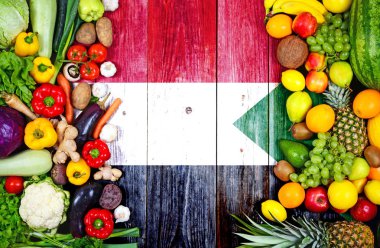 Taze meyve ve sebze Sudan üzerinden