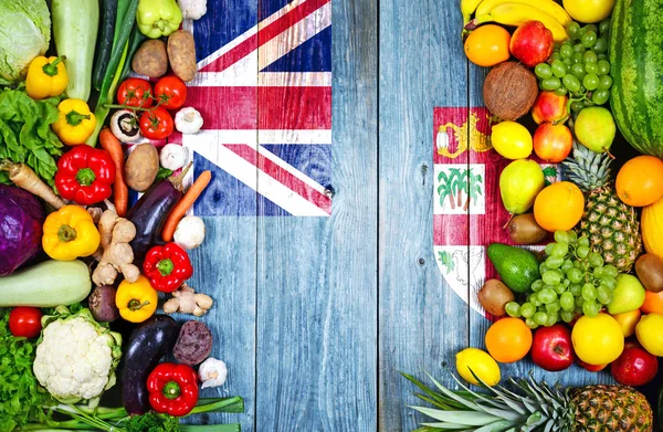 Frutas y hortalizas frescas de Fiji — Foto de Stock