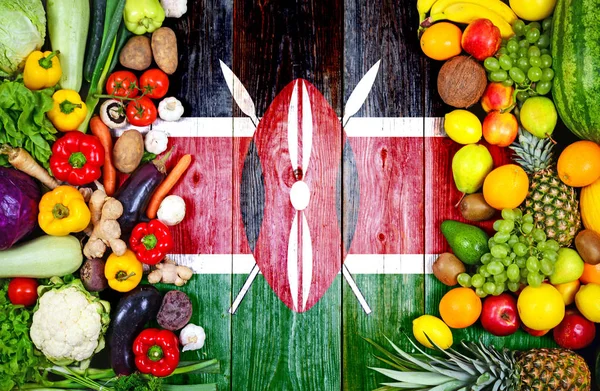 케냐에서 온 신선 한 과일과 야채 — 스톡 사진