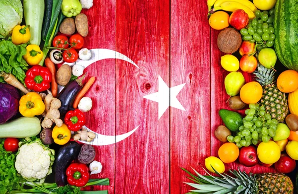 Frutta e verdura fresche provenienti dalla Turchia — Foto Stock