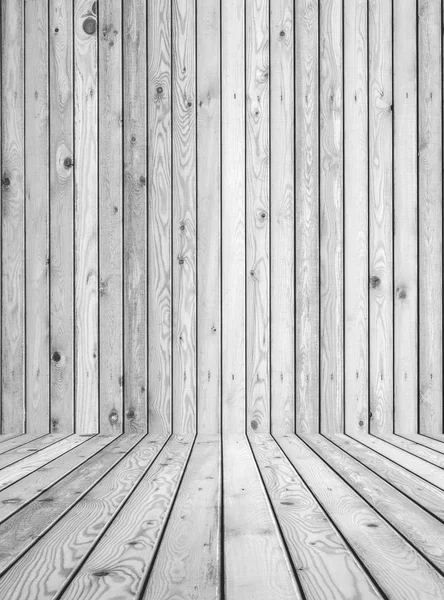 Bílé dřevěné vnitřní — Stock fotografie