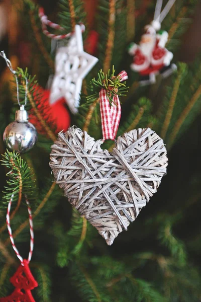 Decoración del árbol de Navidad — Foto de Stock