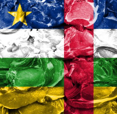 Orta Afrika Cumhuriyeti 'nden taze et kavramsal görüntüsü