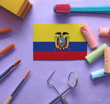 Enstrümanlı dişçi kavramı - Ekvador 'un diş sağlığı sisteminin kavramsal görüntüsü