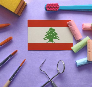 Enstrümanlı dişçi kavramı - Lübnan 'ın diş sağlığı sisteminin kavramsal görüntüsü