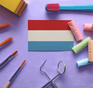 Enstrümanlı dişçi kavramı - Lüksemburg 'un diş sağlığı sisteminin kavramsal görüntüsü