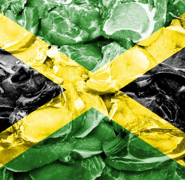 Fresh Meat Conceptual Image Jamaica — Stock Photo, Image