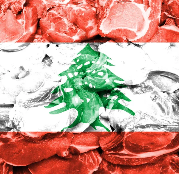 Imagen Conceptual Carne Fresca Del Líbano —  Fotos de Stock