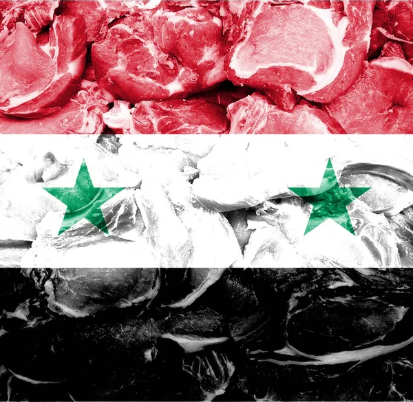 Imagen Conceptual Carne Fresca Siria —  Fotos de Stock