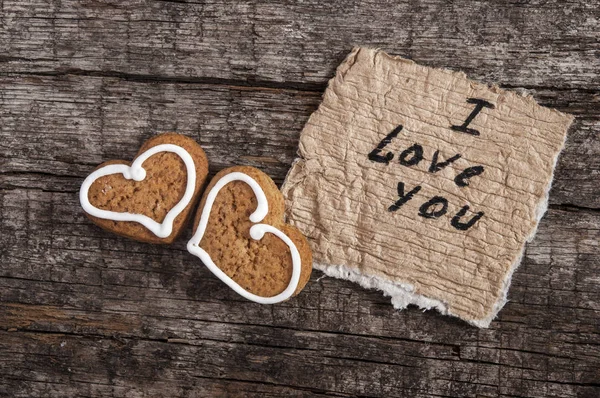 Text i love you — Stock Photo, Image