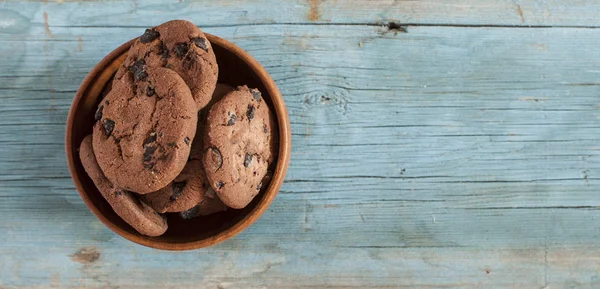 Шоколадне Печиво вівсяне — стокове фото