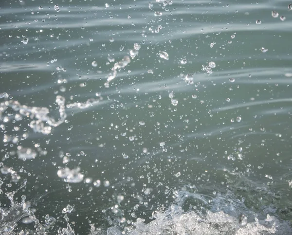 Splashing sea water — Stock Photo, Image