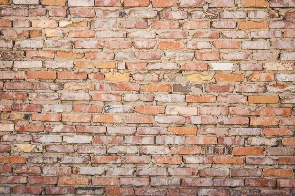 Viejo ladrillo rojo pared textura fondo — Foto de Stock