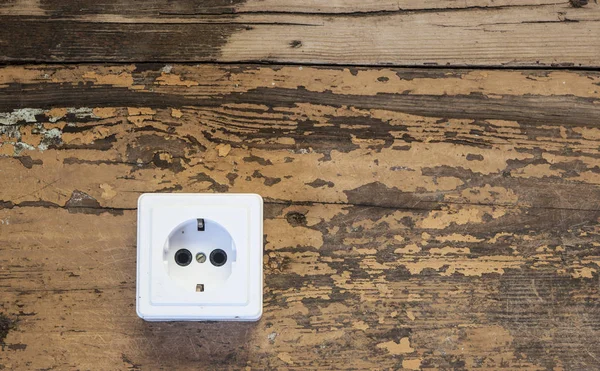Electric plug In the house — Stock Photo, Image