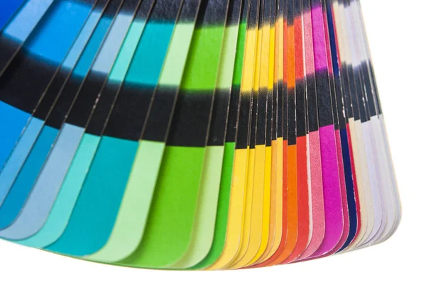 Rainbow färgpalett isolerad på vit — Stockfoto
