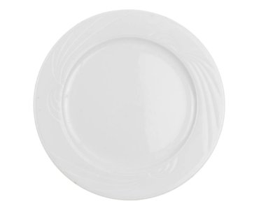 beyaz arkaplanda izole edilmiş beyaz plaka