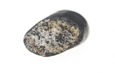 Beyaz izole spa sıcak taş yığını