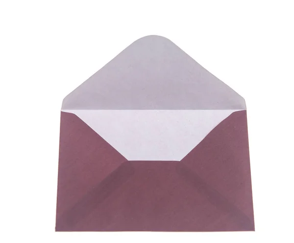 Envelope aberto em branco — Fotografia de Stock