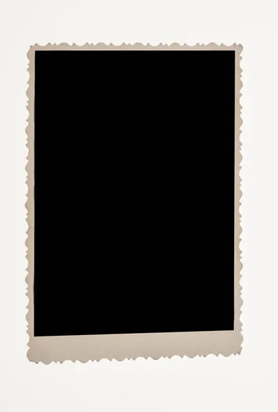 Old instant photos film isolated on white background — Stock Photo, Image