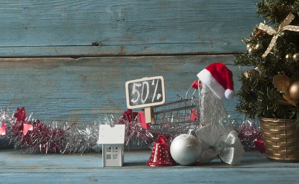 Descuento en Navidad — Foto de Stock