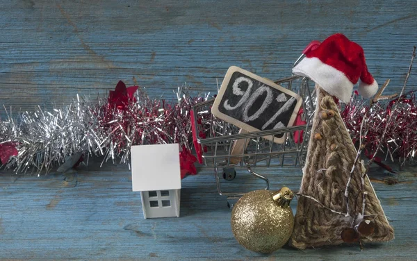 Desconto no Natal — Fotografia de Stock