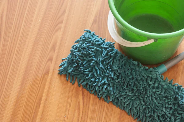 Washing the floor and all floor cleaning — Stock Photo, Image