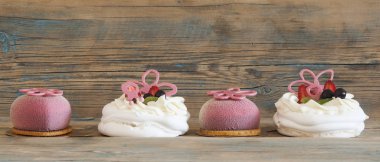 cupcake ahşap tablo.