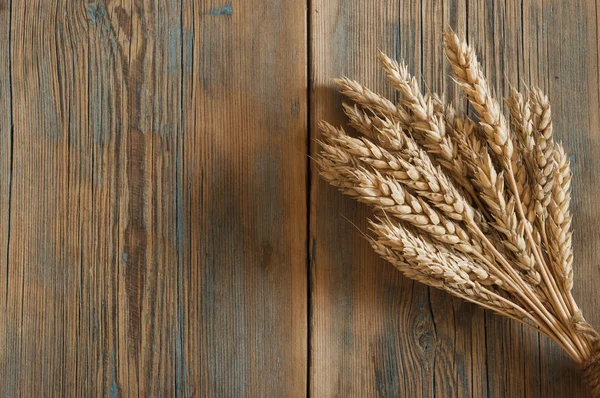 Пшеничный сноп в качестве хлебных подарков теплого лета — стоковое фото
