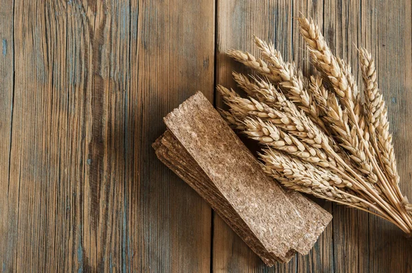 Sheaf of wheat as bread gifts of warm summer — Stock Photo, Image
