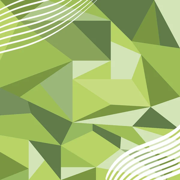 Web デザインのための抽象的な幾何学的なポリゴン背景 — ストックベクタ