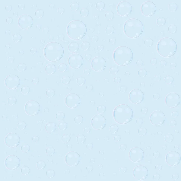 Bulles de savon fond. Illustration vectorielle — Image vectorielle