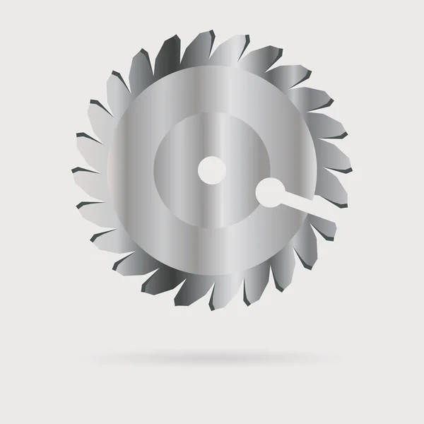 Circular saw blade, vector — Wektor stockowy