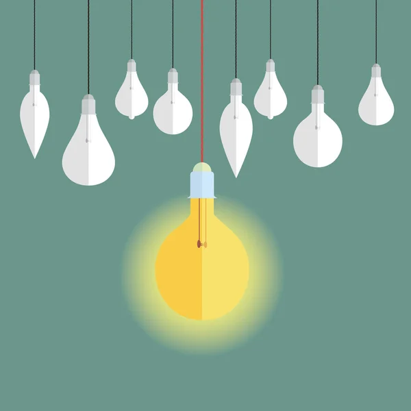 Ampoule papier vecteur fond — Image vectorielle