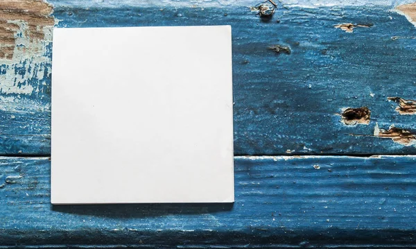 Weißes Papier Auf Holztisch Stapeln — Stockfoto